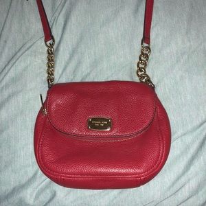 Red Michael Kors Crossbody
